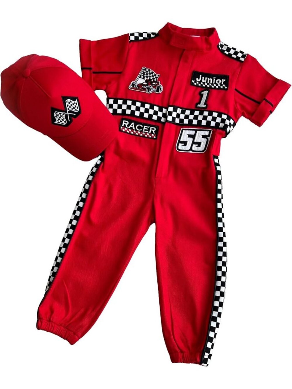 Handmade Race Car Driver Costume for Toddlers - Halloween Costume, Cars Boys